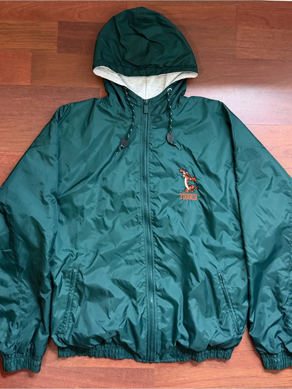 Vintage Disney Store Tigger Jacket XXL Green